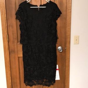 Madison Leigh Black Lace Dress